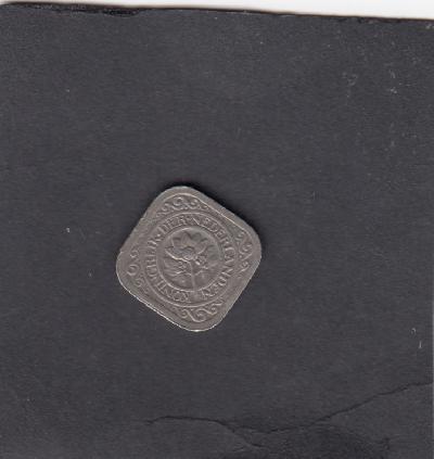 Beschrijving: 5 Cent WILHELMINA  